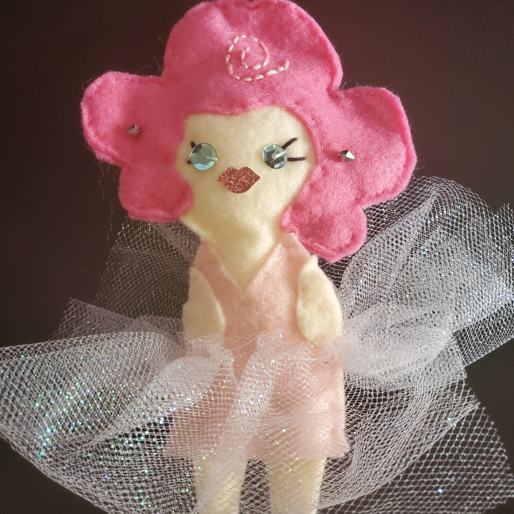 Princess Emily Felt Hanging Doll